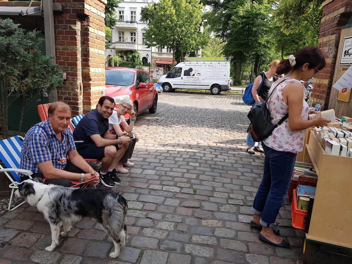 Unsere Ehrenamtlichen auf dem N+Trödel im Sommer 2019